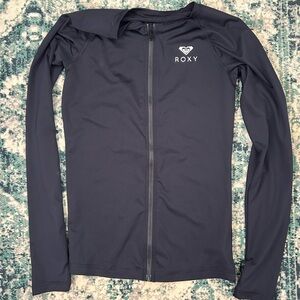 Roxy Zippered Lyrca Rash Guard